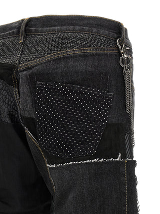 Blue Cotton Jeans Denim