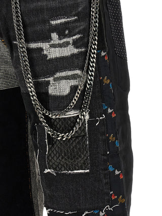Blue Cotton Jeans Denim