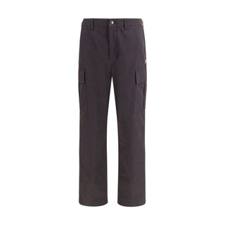 Brown Cotton Cargo Pants