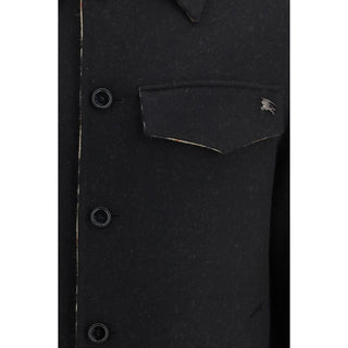 Black Wool Oves Aries Full-Length Jacket