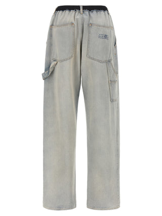 Blue Cotton Relaxed Fit Jeans