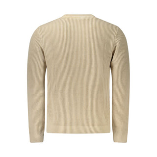 Beige Cotton Men's Shirt
