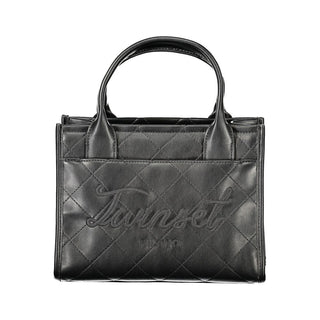 Black Polyurethane Women's Bag