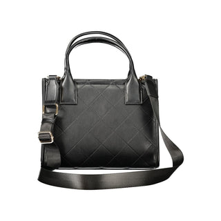 Black Polyurethane Women's Bag