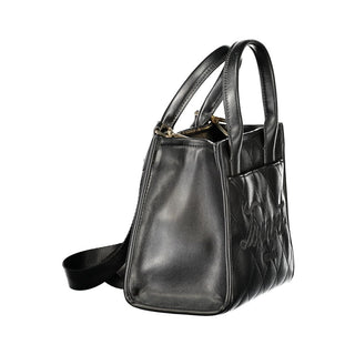 Black Polyurethane Women's Bag