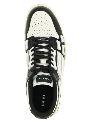 Bicolor Calfskin Low Top Sneakers