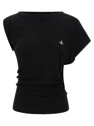 Black Viscose T-Shirt