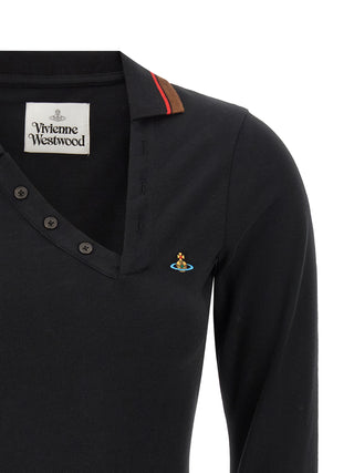 Black Cotton Polo Shirt