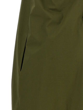 Bicolor Cotton Long Dress
