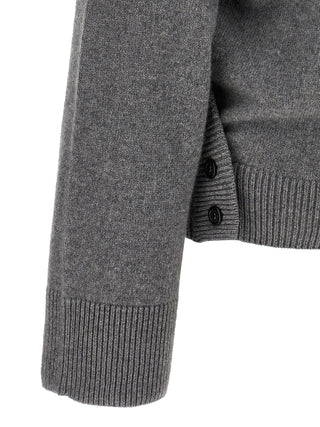 Gray Wool Cardigan