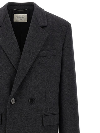 Gray Wool Coat