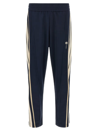Blue Polyester Joggers (Workout Pants)