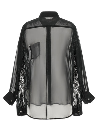 Black Polyester Blouse