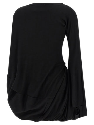 Black Wool Blouse