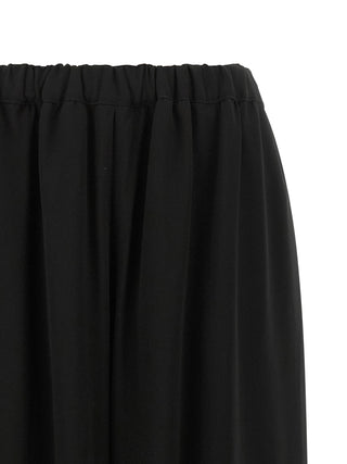 Black Wool Casual Pants