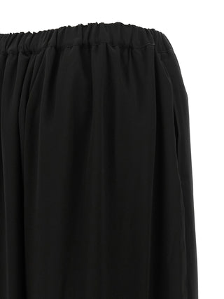 Black Wool Casual Pants