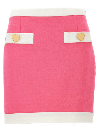 Multicolor Viscose Long Skirt