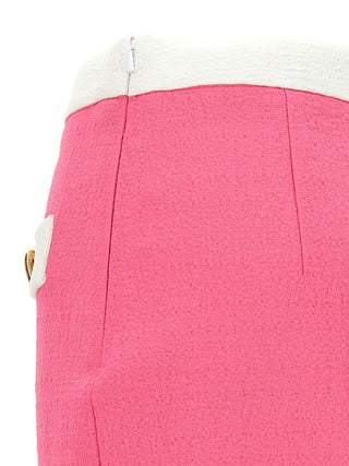 Multicolor Viscose Long Skirt