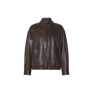 Brown Lamb Leather Leather Jacket