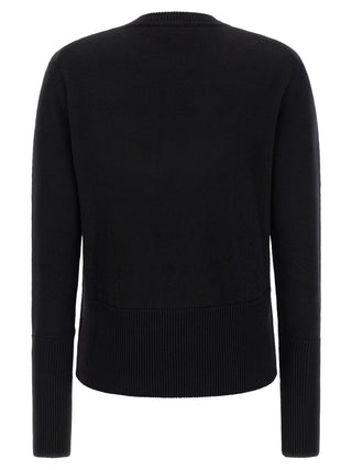 Black Wool Cardigan
