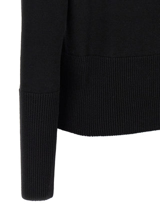 Black Wool Cardigan