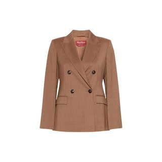 Brown Virgin Wool Blazer