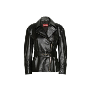 Black Lambskin Leather Jacket