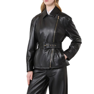 Black Lambskin Leather Jacket