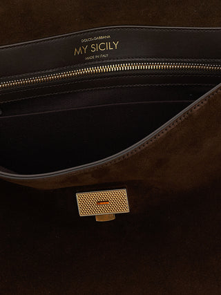 Brown Pvc Handbag