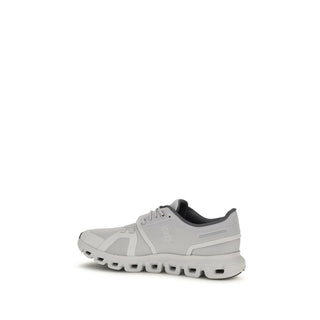 Gray Polyester Athletic Sneakers