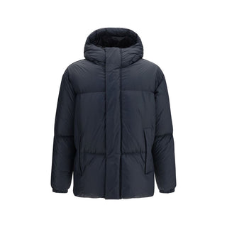 Black Goose Down Full-Length Jacket