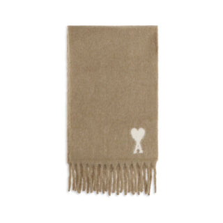 Beige Alpaca Vicugna Pacos Scarf