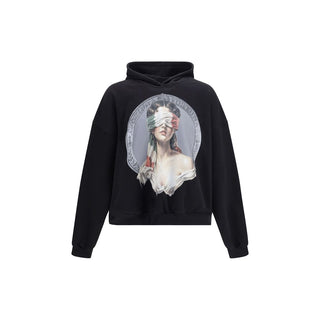 Black Cotton Sweatshirt