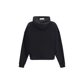 Black Cotton Sweatshirt