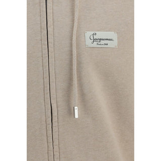 Beige Cotton Sweatshirt