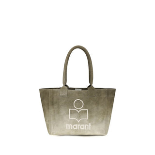 Bicolor Cotton Shoulder Bag