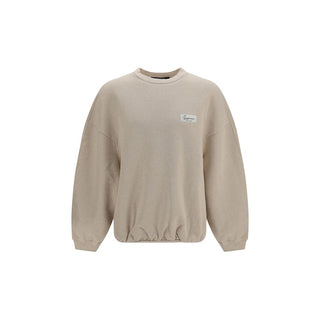 Beige Cotton Sweatshirt