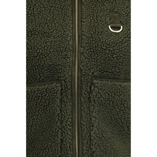 Bicolor Polyester Full-Length Jacket