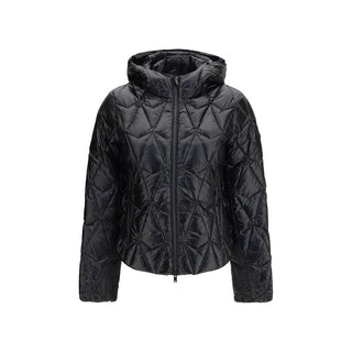 Black Goose Down Full-Length Jacket
