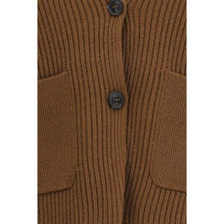 Brown Wool Oves Aries Cardigan