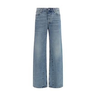 Blue Cotton Jeans Denim