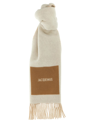 Beige Virgin Wool Foulard