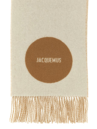 Beige Virgin Wool Foulard