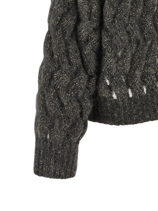 Gray Wool Cardigan