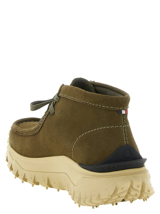 Bicolor Leather Ankle Boots