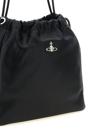 Black Polyethylene Shoulder Bag