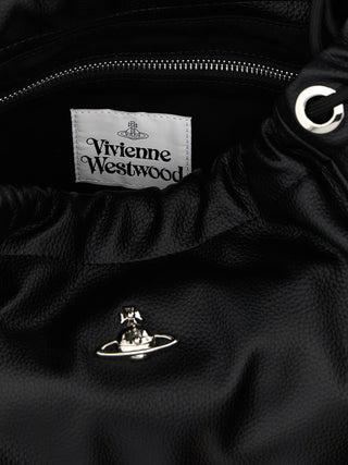 Black Polyethylene Shoulder Bag