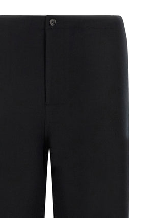 Black Cashmere Casual Pants