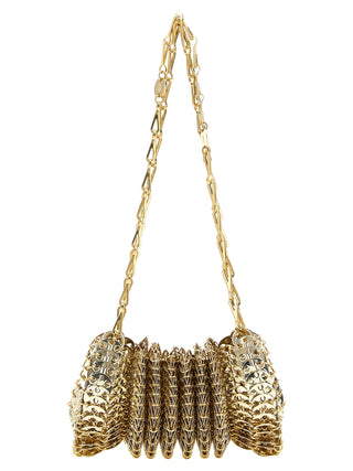 Gold Stainless Steel Shoulder Bag