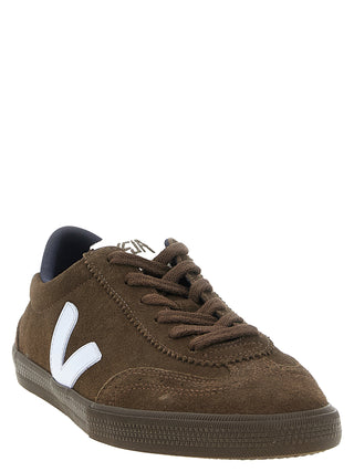 Brown Calfskin Athletic Sneakers